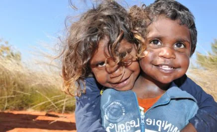 Two Aboriginal children