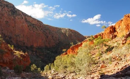 A gorge along the Larapinta trail