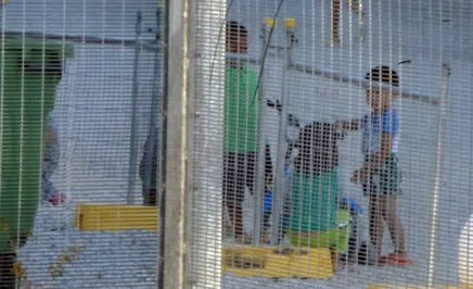 Children playing near the Refugee Processing Centre on Nauru. © Private