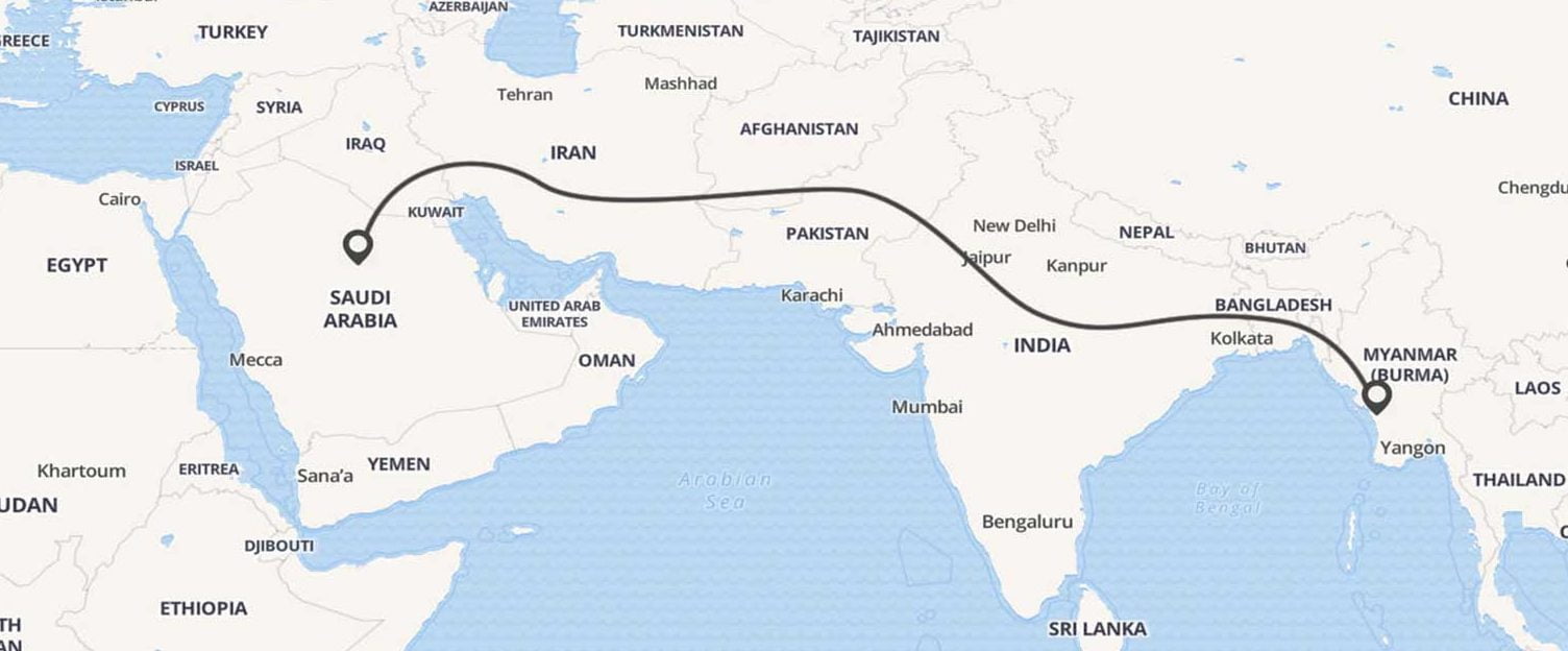 'My relatives walked over 5,000 kilometers to reach Saudi Arabia'