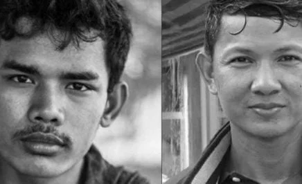 Hun Vannak and Doem Kundy. © Front Line Defenders