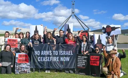 Group of activists with 