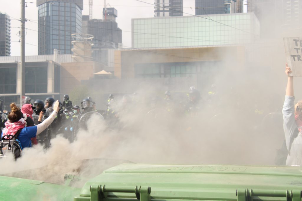 Scenes on Spencer St Bridge 2