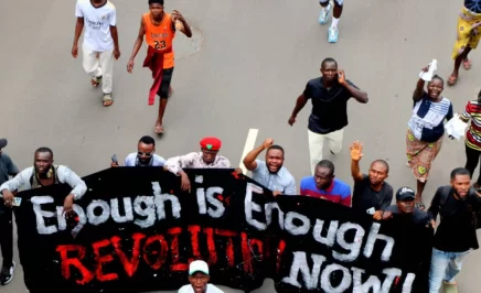 Nigerian peaceful protest