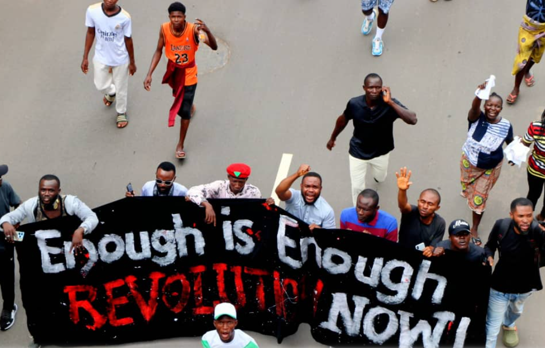 Nigerian peaceful protest